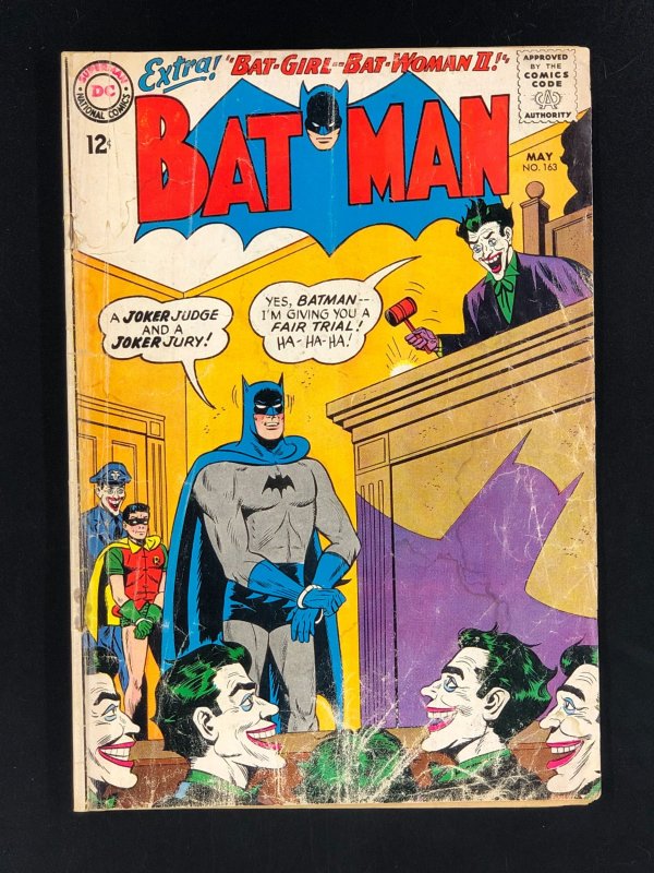 Batman #163 (1964) GD Classic Joker Cover