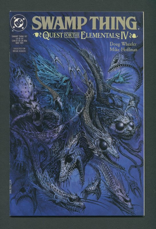 Swamp Thing #104 - #109  Quest for Elementals SET / 9.0 VFN/NM 1991