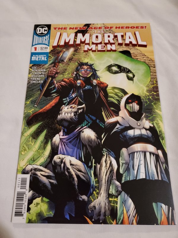 Immortal Men 1 Near Mint  Cover by Jim Lee and Scott Williams