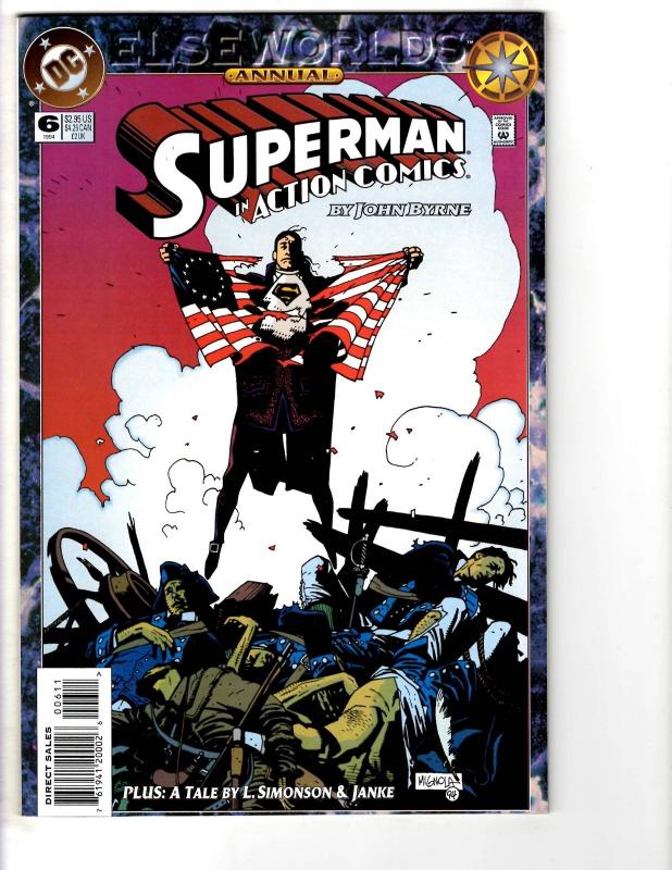 7 Action Comics DC Comic Books Annual # 2 3 4 5 6 7 9 Superman Shazam Swan CB8