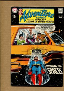 Adventure Comics #379 - Burial in Space - 1969 (Grade 8.0) WH