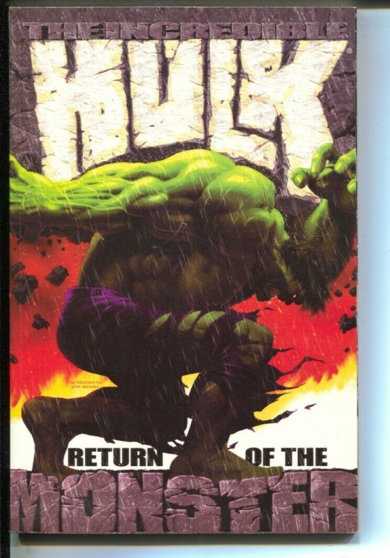 Incredible Hulk: Return Of The Monster-Bruce Jones-2002-PB-VG/FN