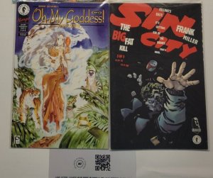 3 Dark Horse Comics RoboCop VS. Terminator #3 Sin City #3 Oh My Goddess 4 45 LP4