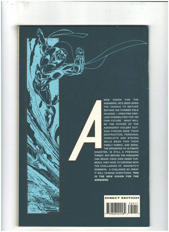 Avengers #369 VF+ 8.5 Marvel Comics Foil Cover, Bloodites pt,5, X-Men Crossover