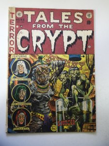 Tales from the Crypt #33 (1952) GD/VG Cond two 1/4 spine tears through book