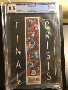 FINAL CRISIS # 7  1st App & Cover CALVIN ELLIS Black SUPERMAN Cal 2009 DC