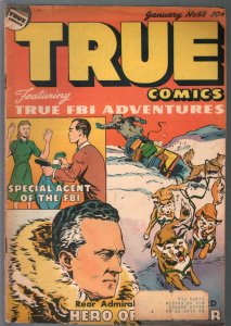 True #68 1948-Parents-Capt Hugh Mulzal-Admiral Byrd-Steve Saunders-FBI-VG