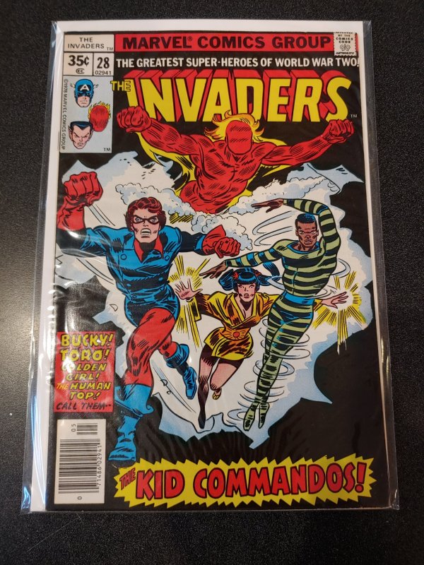 THE INVADERS #28 BRONZE AGE HIGH GRADE VF/NM