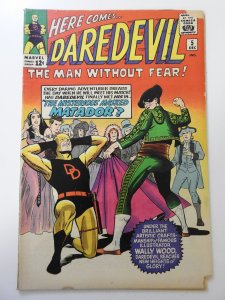 Daredevil #5 (1964) GD/VG Cond piece missing 1st half of book, moisture stain