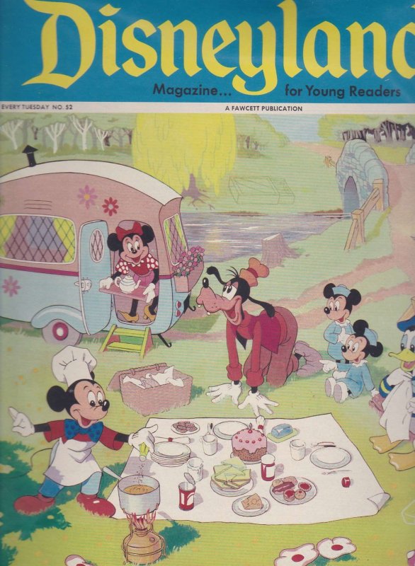 Disneyland Magazine (Fawcett) #52 VG ; Fawcett | low grade comic Mickey Mouse