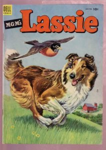 M-G-M'S LASSIE #14 1954-COLLIE DOG HERO ADVENTURE-MOVIE FN