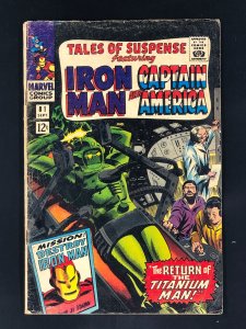 Tales of Suspense #81 (1966) GD Titanium Man & Red Skull