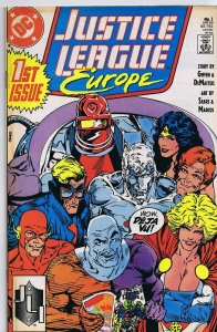  Justice League Europe #1 ORIGINAL Vintage 1989 DC Comics  