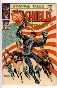 STRANGE TALES 167 VF+ 8.5 ;CLASSIC FLAG/STERANKO/1st CONTESSAA