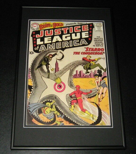 Brave & The Bold #28 Justice League of America Framed 10x14 Cover Poster Photo 