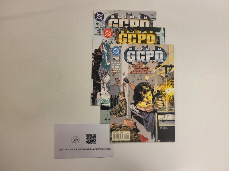 3 Batman GCPD DC Comic Books #1 2 4 24 TJ11
