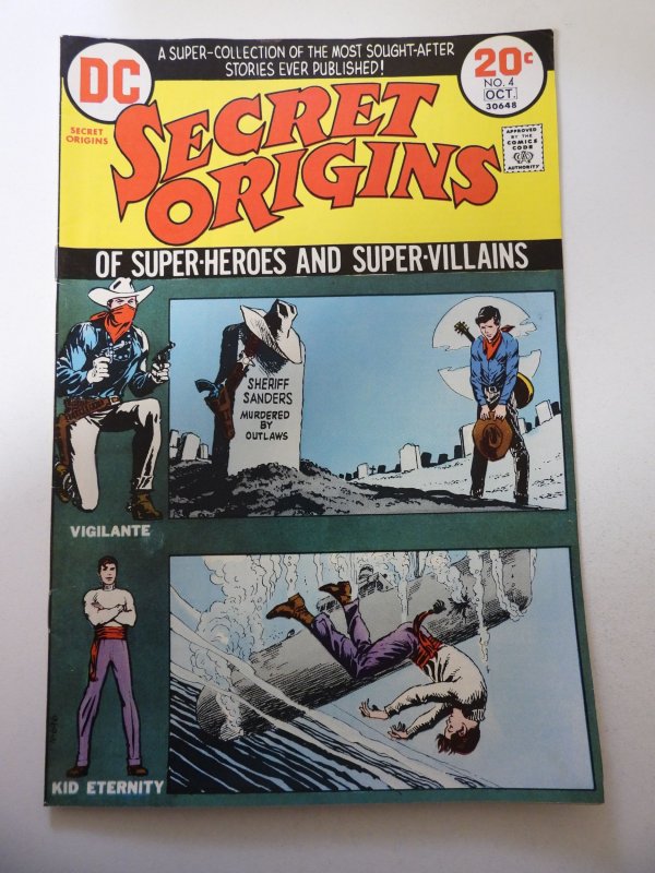 Secret Origins #4 (1973) FN+ Condition