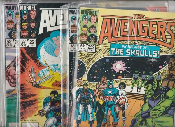Avengers, The Set #253to262 (Apr-82) NM- High-Grade Avengers
