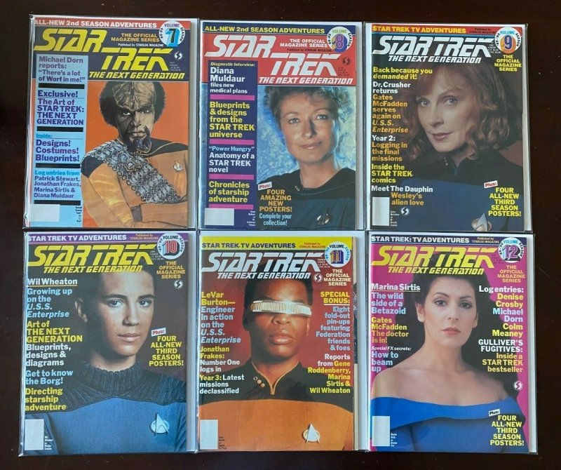 Star Trek Next Generation Magazine set:#1-30 Starlog 8.0 VF (1986-94)