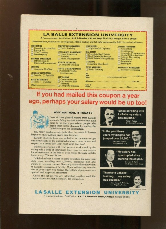 AMAZING SPIDERMAN #111 (7.0) TO STALK A SPIDER! 1972