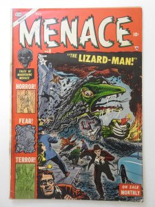 Menace #8 (1953) Pre-Code Horror! Sharp Solid GVG Condition! Rusty Staples