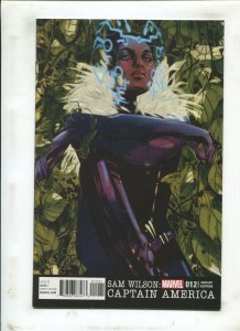 CAPTAIN AMERICA: SAM WILSON #12 (9.2) TULA LOTAY VARIANT!! 2016 759606083473