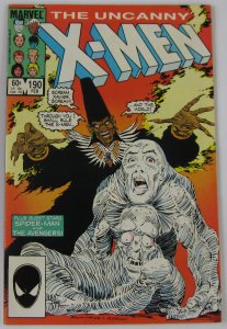 X-Men #190 (Feb 1985, Marvel), VFN condition (8.0), Spiderman & Avengers apps