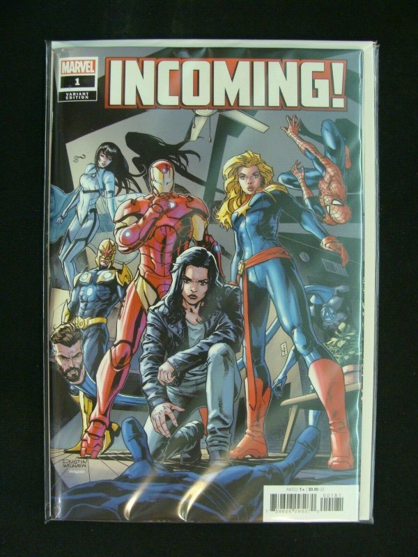 Incoming! #1 Variant Covers A B F H Set of 4 Comics Marvel Universe 