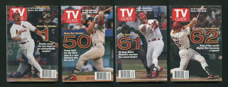 Mark McGwire / Commemorative TV Guide Set / 1998