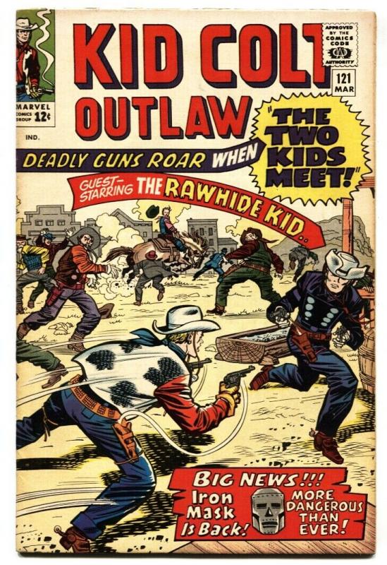 KID COLT OUTLAW #121 comic book-Western-Marvel- 1965 FN