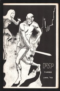 FVP #3 1972-Wraparound cover by Gary Ricker-Original comic strips-High grade ...
