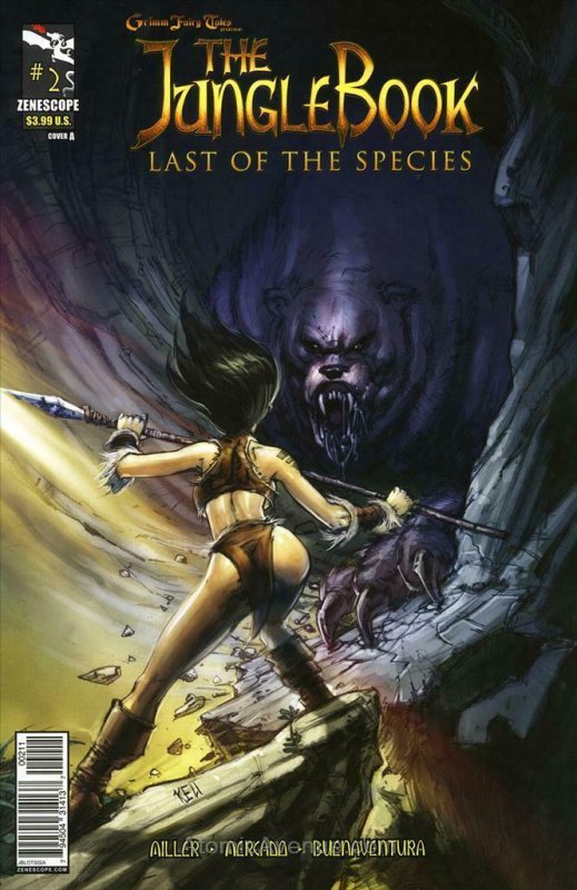 Grimm Fairy Tales presents The Jungle Book: Last of the Species #2A FN; Zenescop