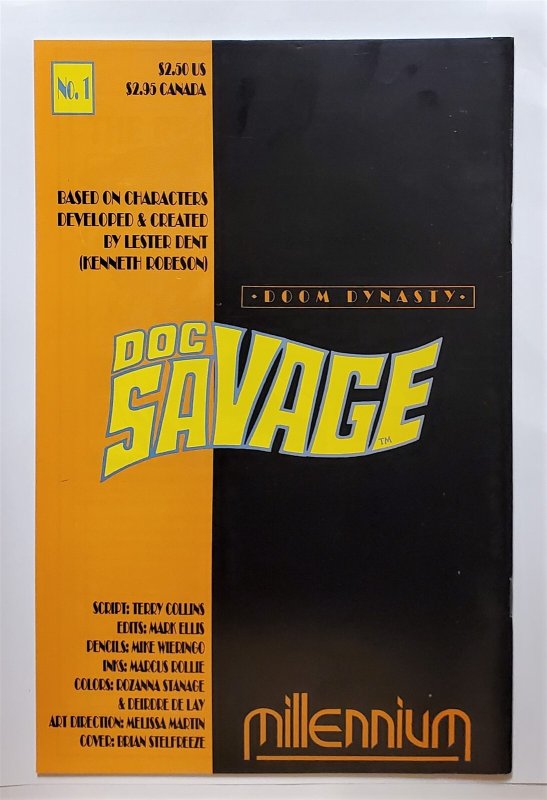 Doc Savage: Doom Dynasty #1 (1991, Millennium) VF/NM