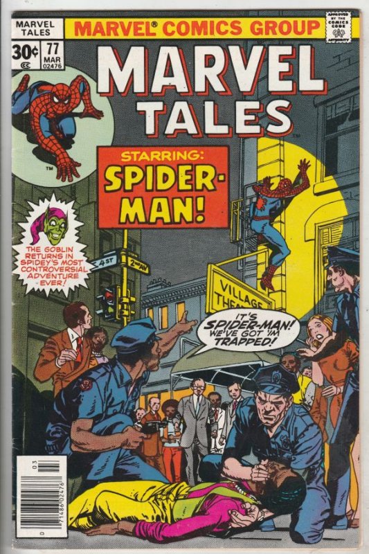 Marvel Tales #77 (Apr-77) VF+ High-Grade Spider-Man