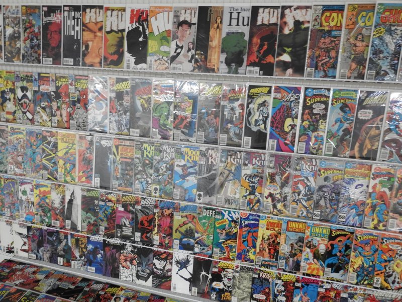 Huge Lot 170+ Comics W/ Spiderman, Daredevil, Moon Knight+ Avg VF- Condition!