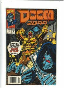 Doom 2099 #4 VF/NM 9.0 Newsstand Marvel Comics 1993