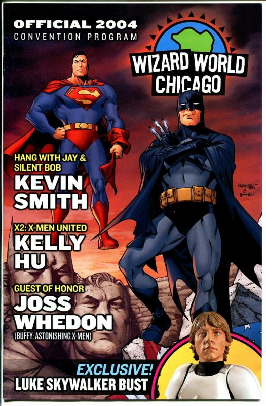 Wizard World Chicago Program Book 2004-Batman & Superman cover-FN