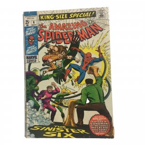 Amazing Spider-Man King Size Special #6  Sinister Six Appearance 1969 Marvel