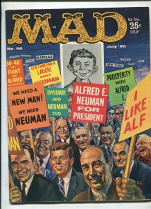MAD #56 (6.5) PRESIDENTIAL COVER. JFK NIXON MORE!