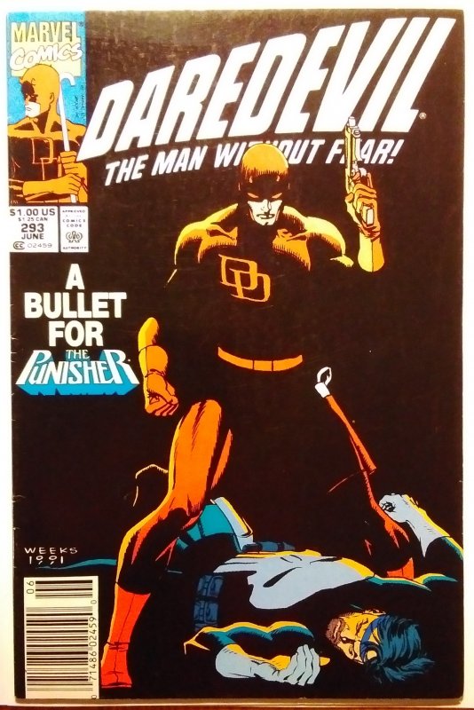 Daredevil #293 Newsstand (1991)