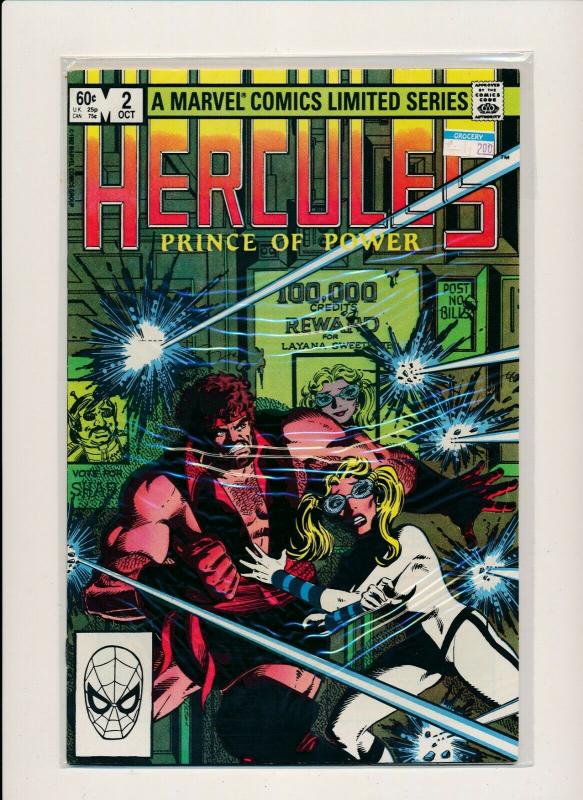 Marvel Comics Mini Series of 4-HERCULES PRINCE OF POWER #1-#4 F/VF 1982 (PF470) 