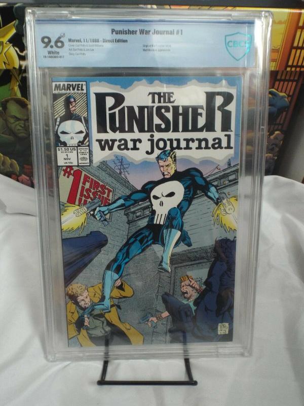 Punisher War Journal #1 (1988) - CBCS 9.6 NM+ Origin of the Punisher