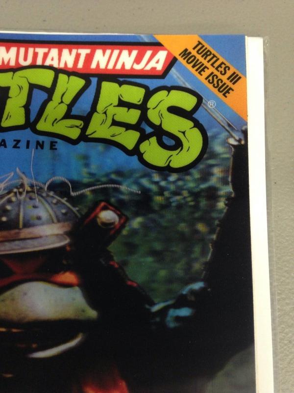 Teenage Mutant Ninja Turtles Magazine 3D signed by Eastman