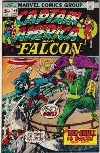 Captain America #184 (1975) Captain America and the Falcon