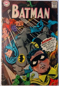 Batman #196 (2.0, 1967) Staples Detached, New Staples attached
