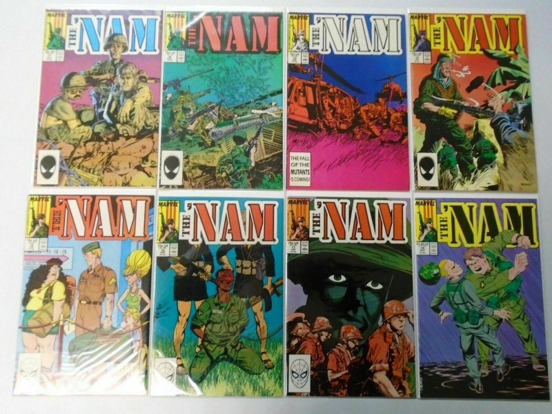 Nam lot from #1-29 all 27 different books average 8.0 VF (1986)