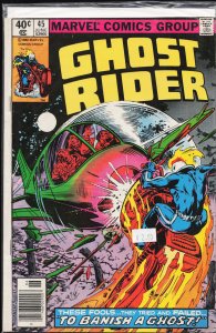 Ghost Rider #45 Newsstand Edition (1980) Ghost Rider