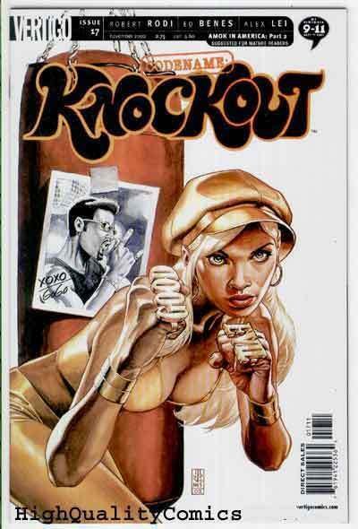 CODENAME  KNOCKOUT #17, NM+, Femme Fatale, more Vertigo in store 