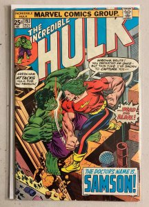 Incredible Hulk #193 Marvel 1st Series (4.0 VG) Doc Samson appearance (1975)