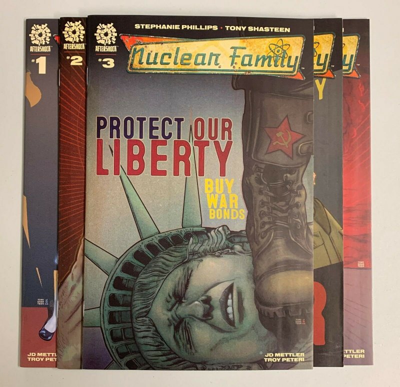 Nuclear Family #1-5 Set (Aftershock 2021) 1 2 3 4 5 Stephanie Phillips (9.0+) 